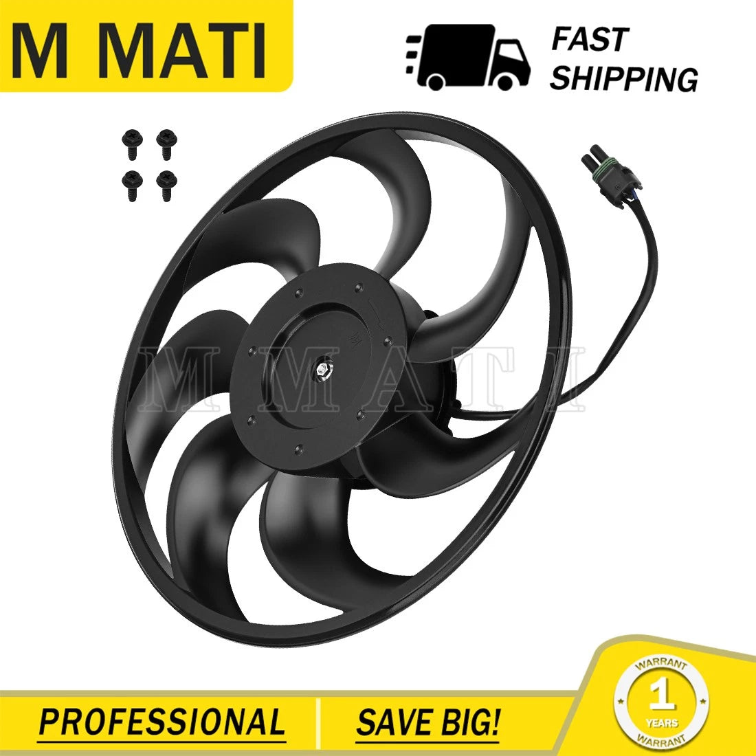 Radiator Cooling Fan for Can Am Maverick X3/MAX Turbo R RR (2017–2024)