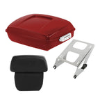 Chopped Trunk Backrest Pad Mount Rack for Harley Touring (2014–2026)