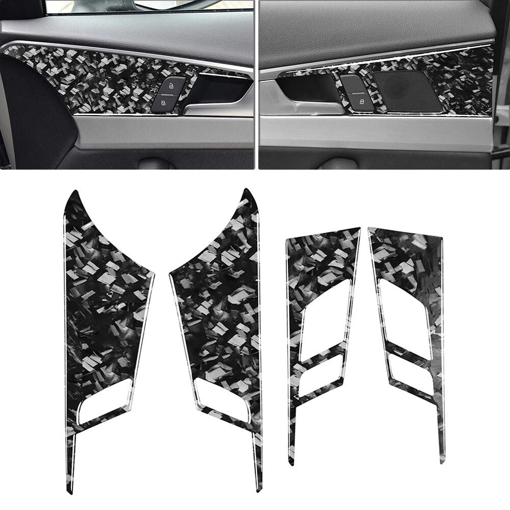 Set of 4 Door Puller Handle Panel Cover Trim for Audi A4 B9 A5 S4 RS4