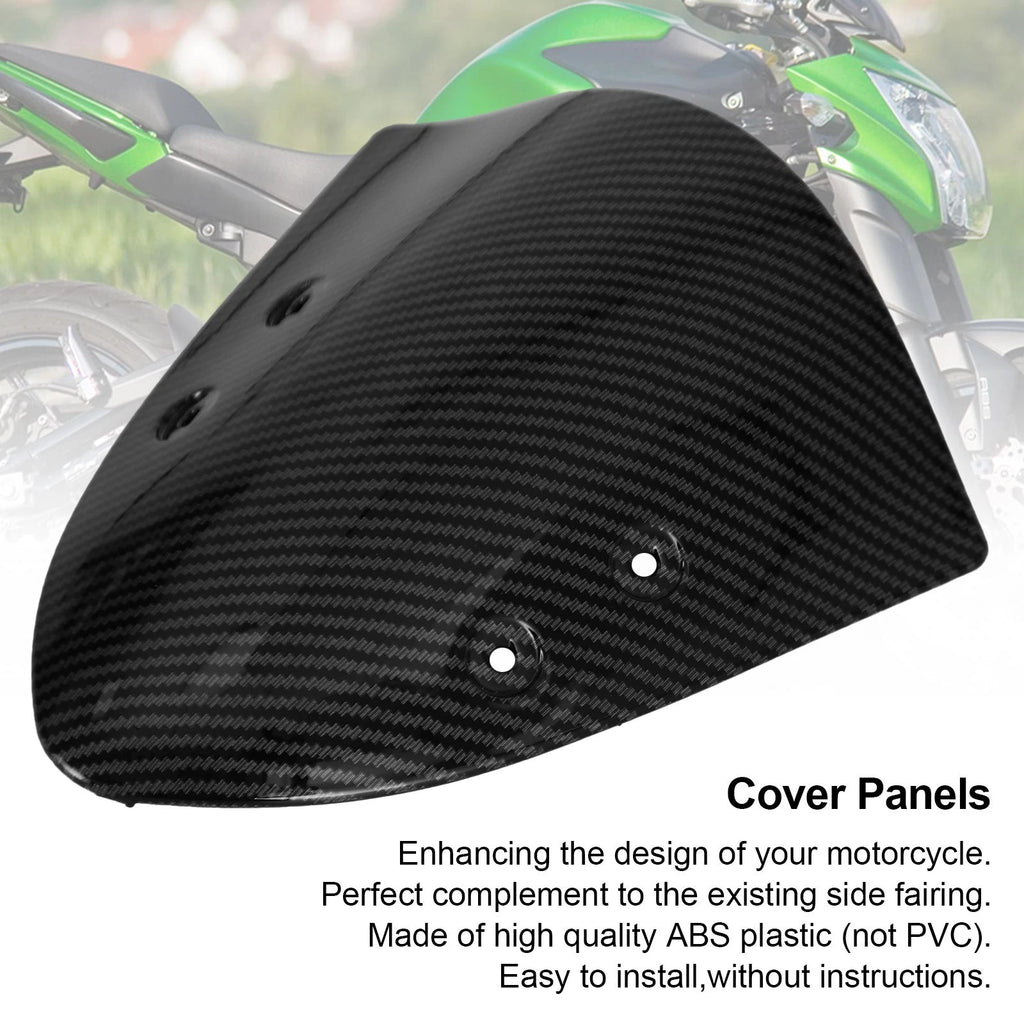 Carbon Front Nose Windshield Screen Cover for Kawasaki ER-6N (2009–2014)