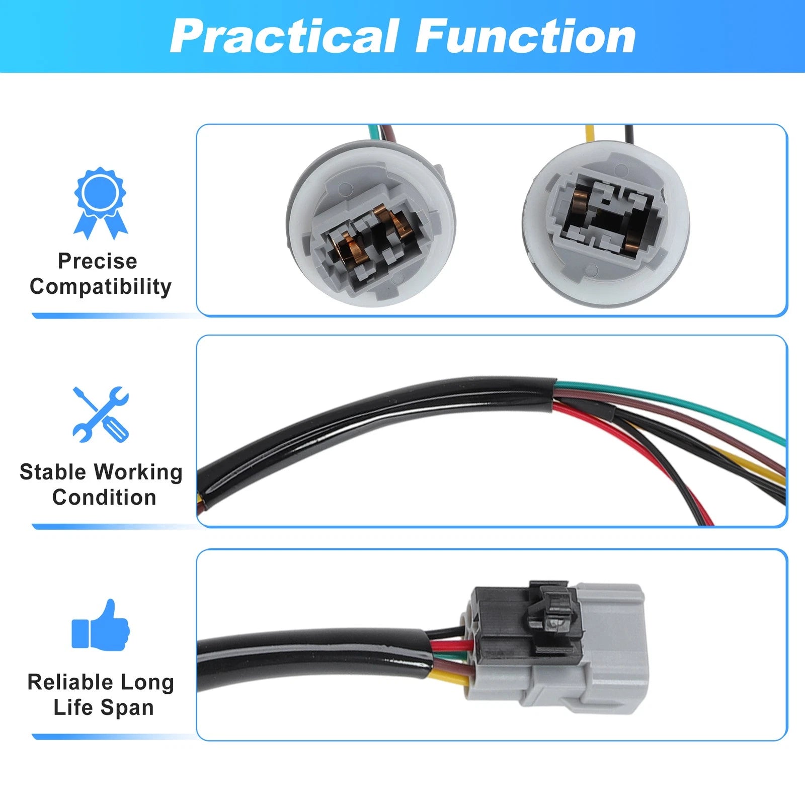 Tail Light Bulb Socket Wiring for Toyota Tacoma (2005–2009, 2011–2016) 8155504150