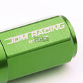 20 PCS M12X1.25 53MM Tall Green Aluminum Lug Nuts with Caps & Adapter