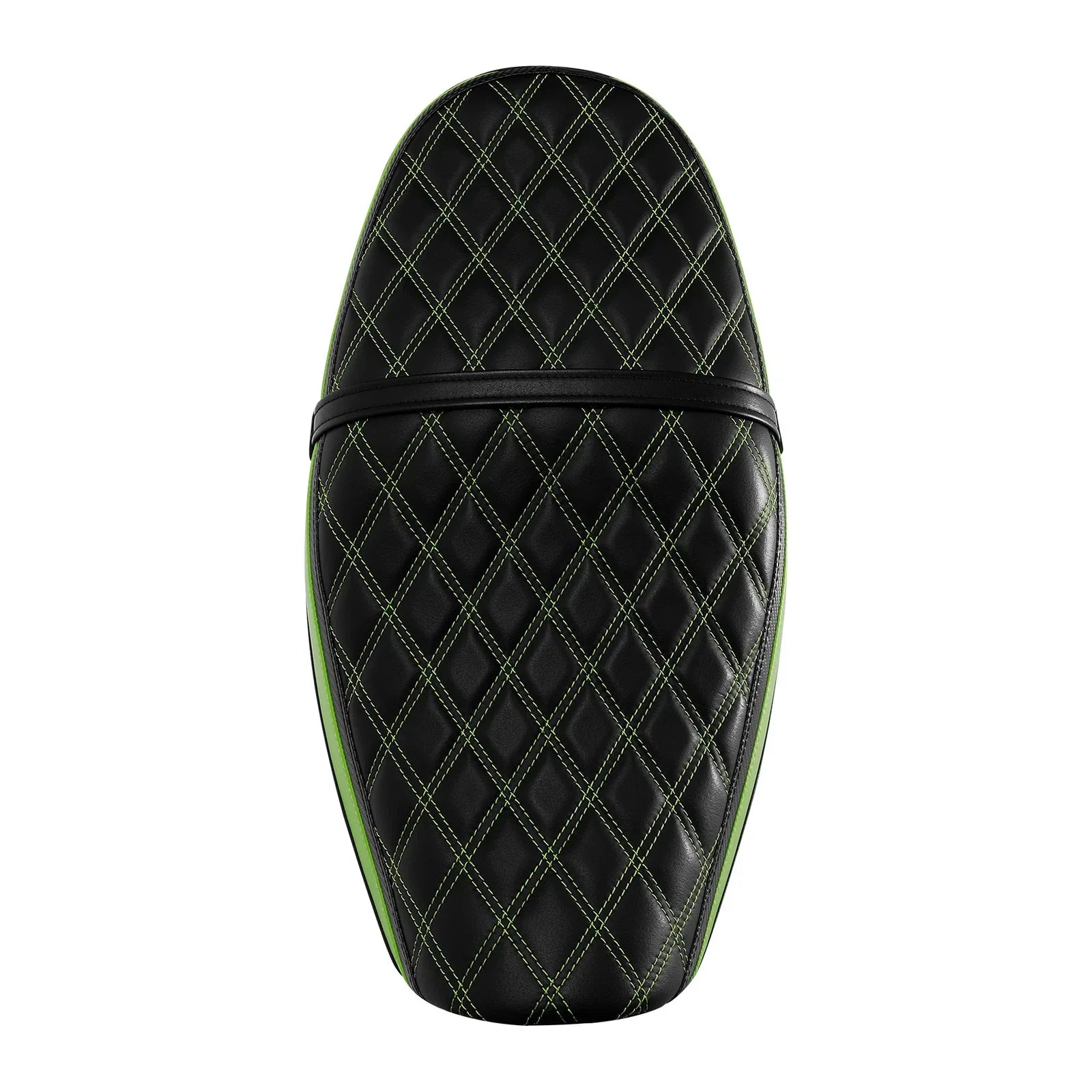 Driver & Passenger Seat Pair for Kawasaki Z900RS Black Green (2018-2023)