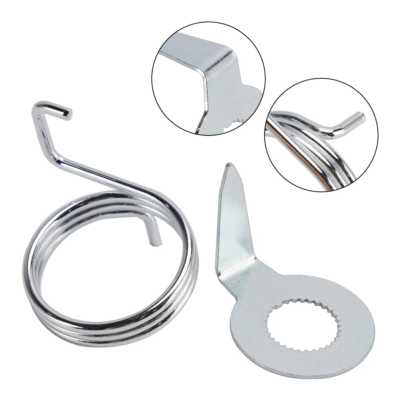 Set of 2 Kick Starter Return Spring & Clip 43415-HC4-000 for Honda Fourtrax 300 (1988–2000)