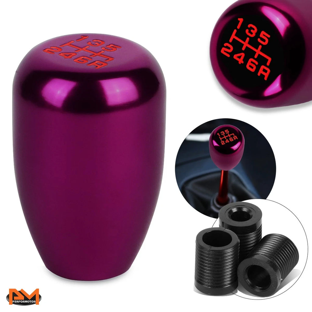 6-Speed Manual Transmission Short Throw Shift Knob for Universal (All Years) - Purple