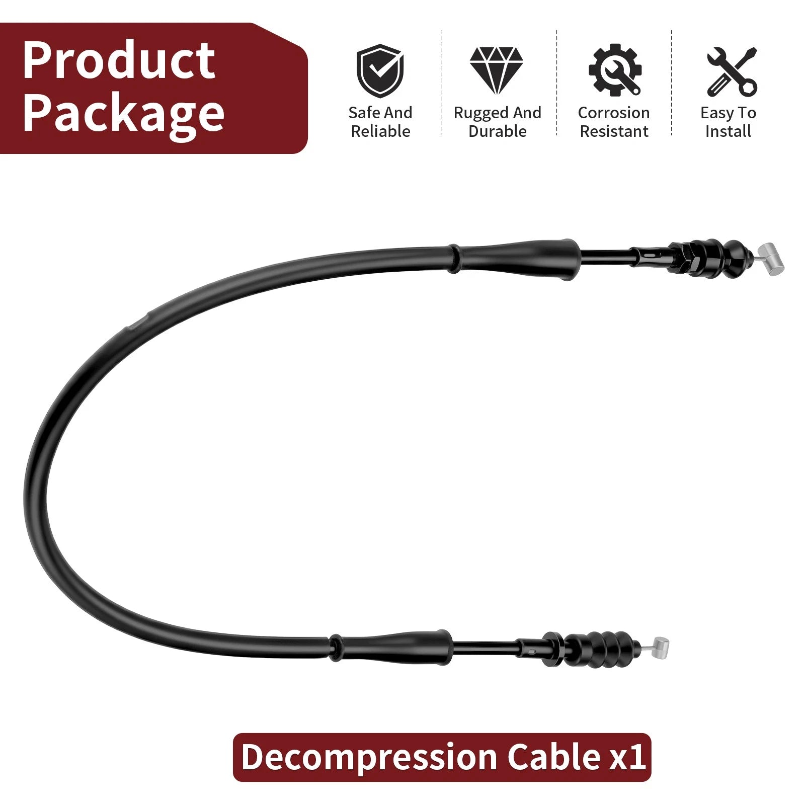 Decompression Cable for Honda ATC350X, TRX350 (1985-1987)