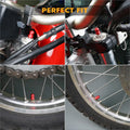 Front Fork Air Valve Cap + Tire Stem Caps for Honda XR650L (1993–2025)
