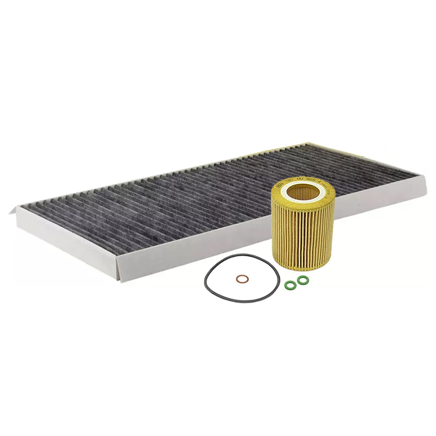Set of 2 Mann Engine Oil Filter & Cabin Air Filter Kit for BMW E53 X5 (2001–2006)