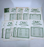 Set of 16 OMC Outboard Marine Parts Catalogs (1981)