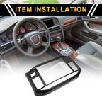 Set of 1 GPS Panel Sticker Cover for Ford F-150 (2021–2024) Black