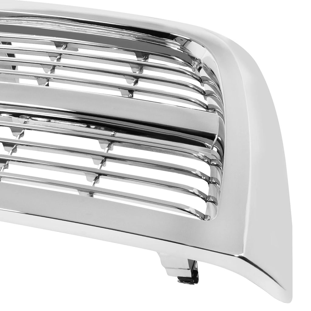 Chrome Horizontal Slats Front Grille for Dodge Ram 2500 3500 (2010–2012)