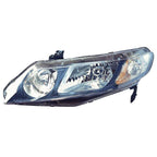 Replacement Driver Side Head Light Lens/Housing For 2006-2011 Honda Civic Hybrid