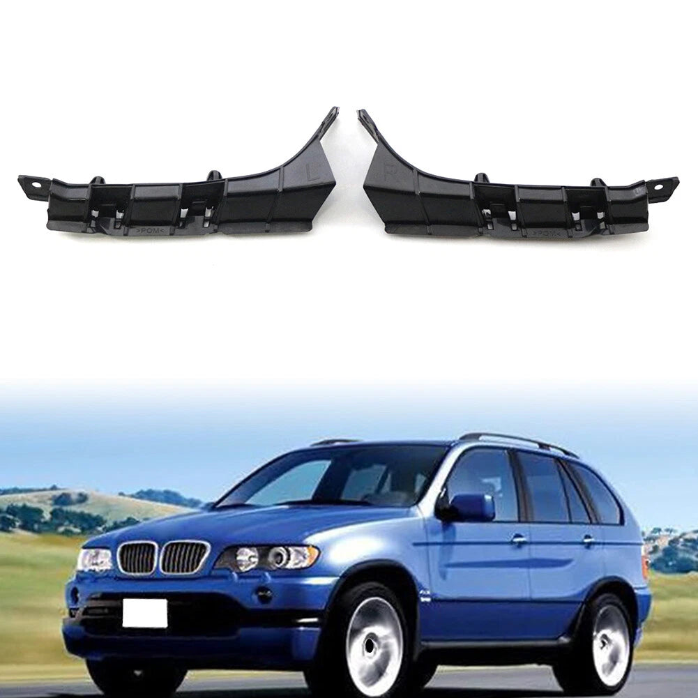1 Pair Front Bumper Bracket Holder Cover for BMW X5 E53 (2003–2006) 51117116667