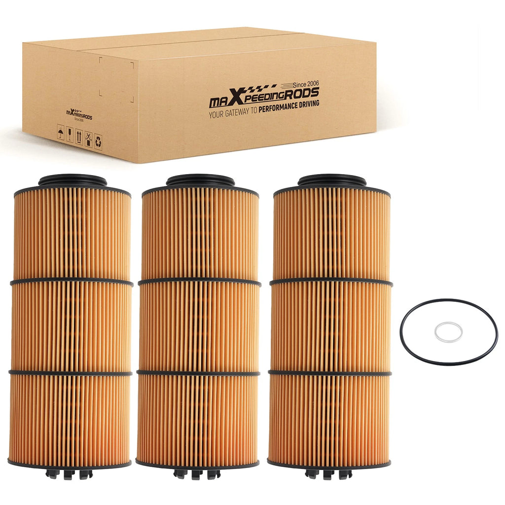 Set of 3 Oil Filters for Freightliner 122SD (2020–2022)