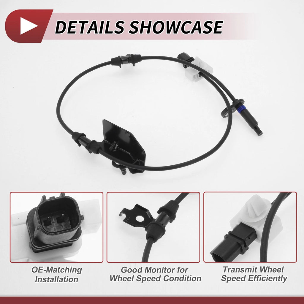 ABS Wheel Speed Sensor No. 57470SZAA12 for Honda Pilot (2003–2008) Rear Right