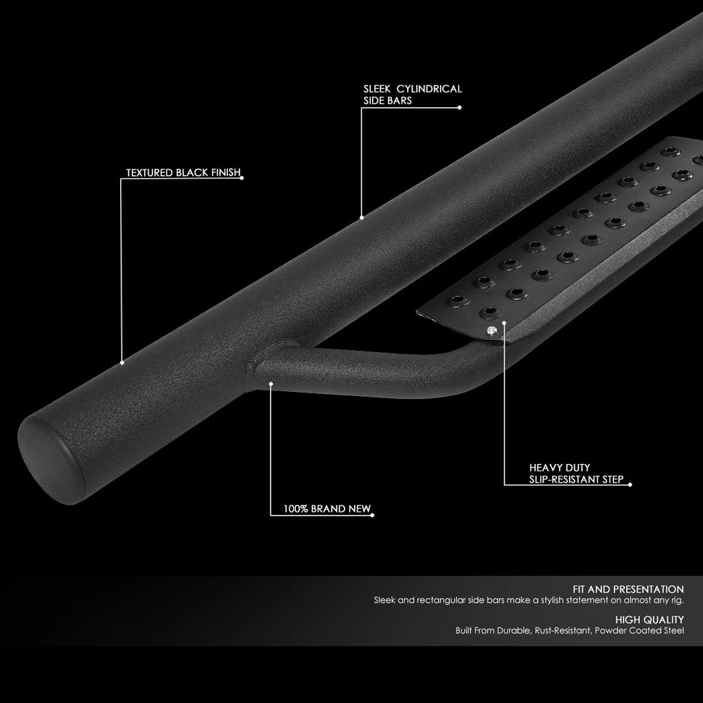 Steel Running Board Step Nerf Bar for Toyota Tacoma Double Cab (2005–2021)
