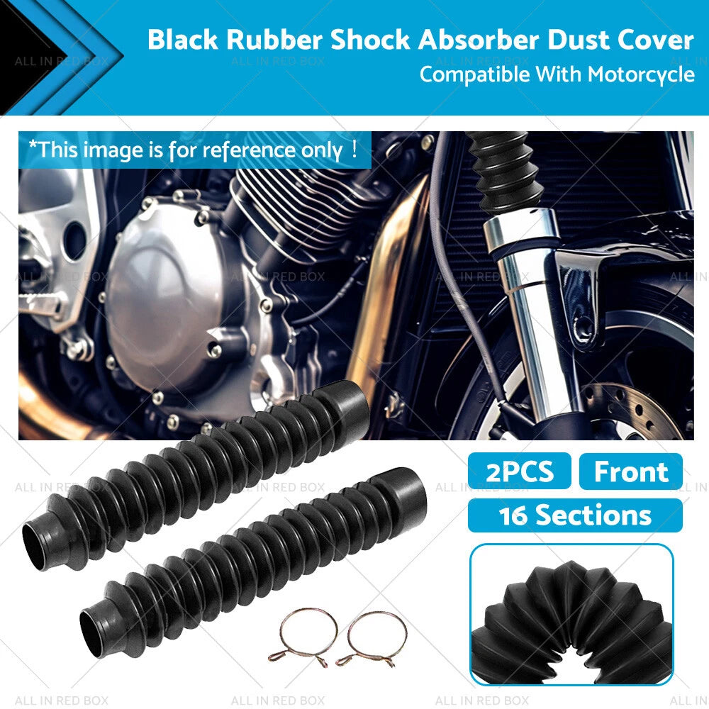 Fork Dust Gaiters Boot for Suzuki GSXR 600 750 1000 (2001–2023)