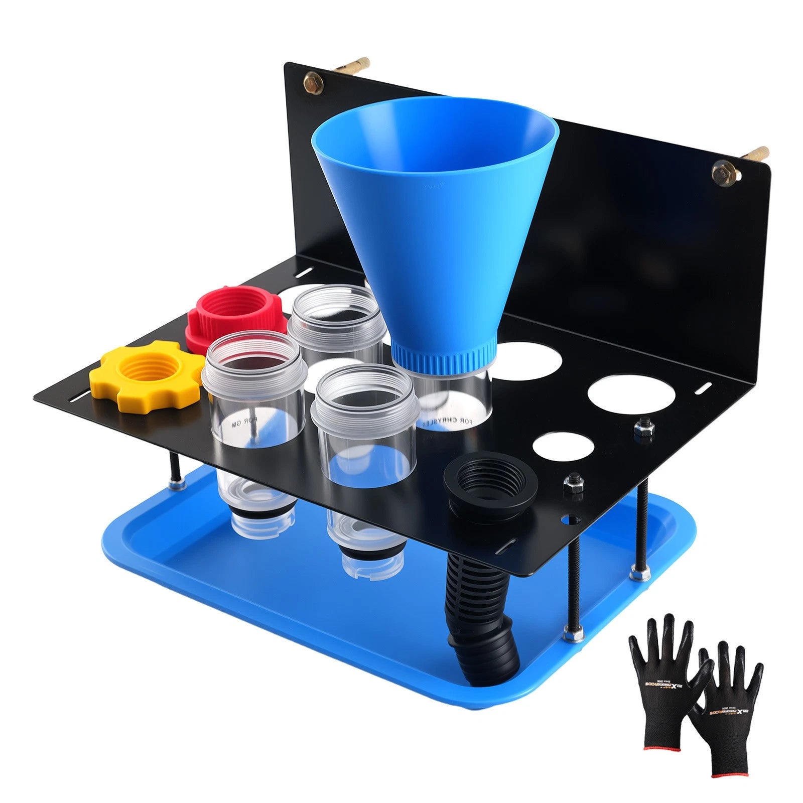 12 Piece Oil Funnel Set for Ford Honda Toyota GM Mazda Chrysler Subaru Lexus