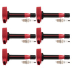 6-Pack Ignition Coil and Iridium Spark Plug for Honda Accord Odyssey (1999–2004)
