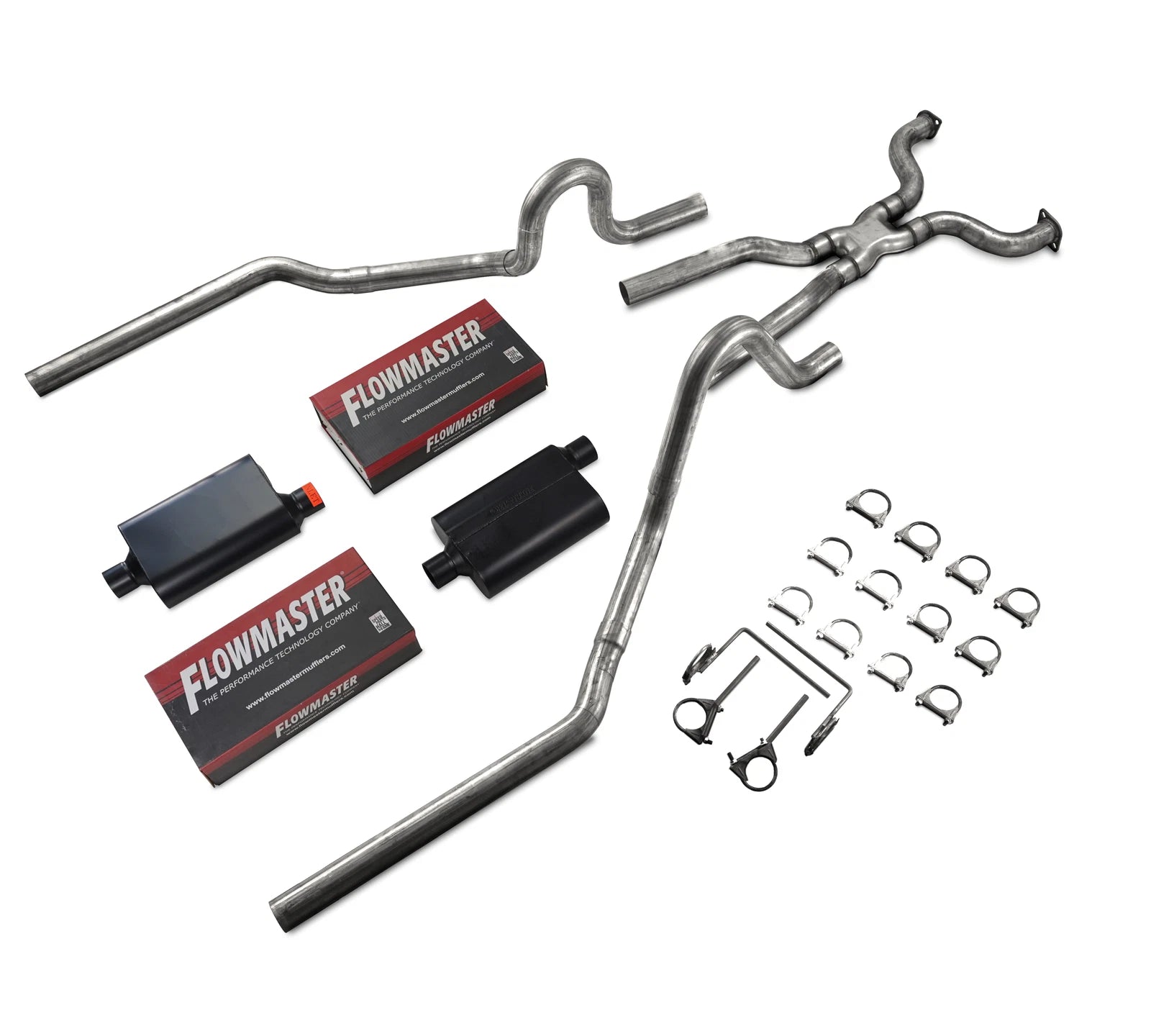Flowmaster Super 44 Mufflers for P71 Crown Vic (2004–2011) 2.5" Dual Exhaust