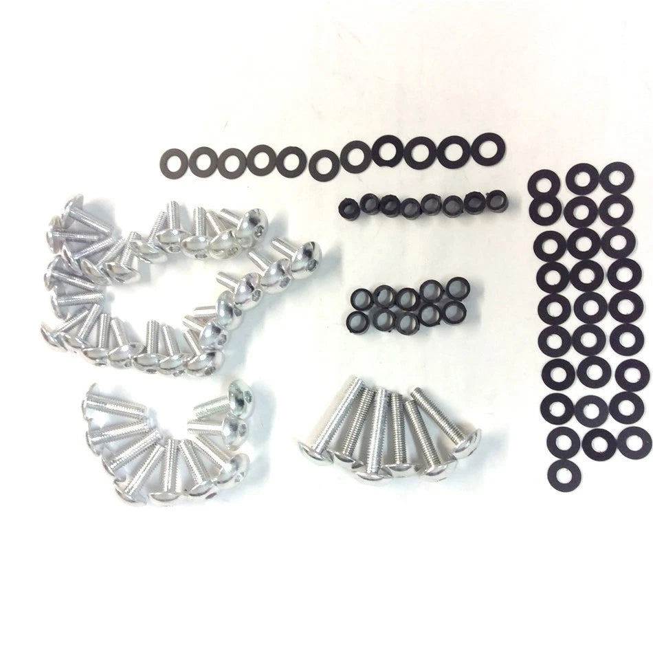 Aluminum Fairing Bolt Kit for Yamaha YZF R6 (2003–2007), YZF R6S (2006–2010)