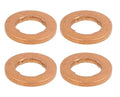 Set of 4 Lower Fuel Injector Seals for Audi Porsche Volkswagen