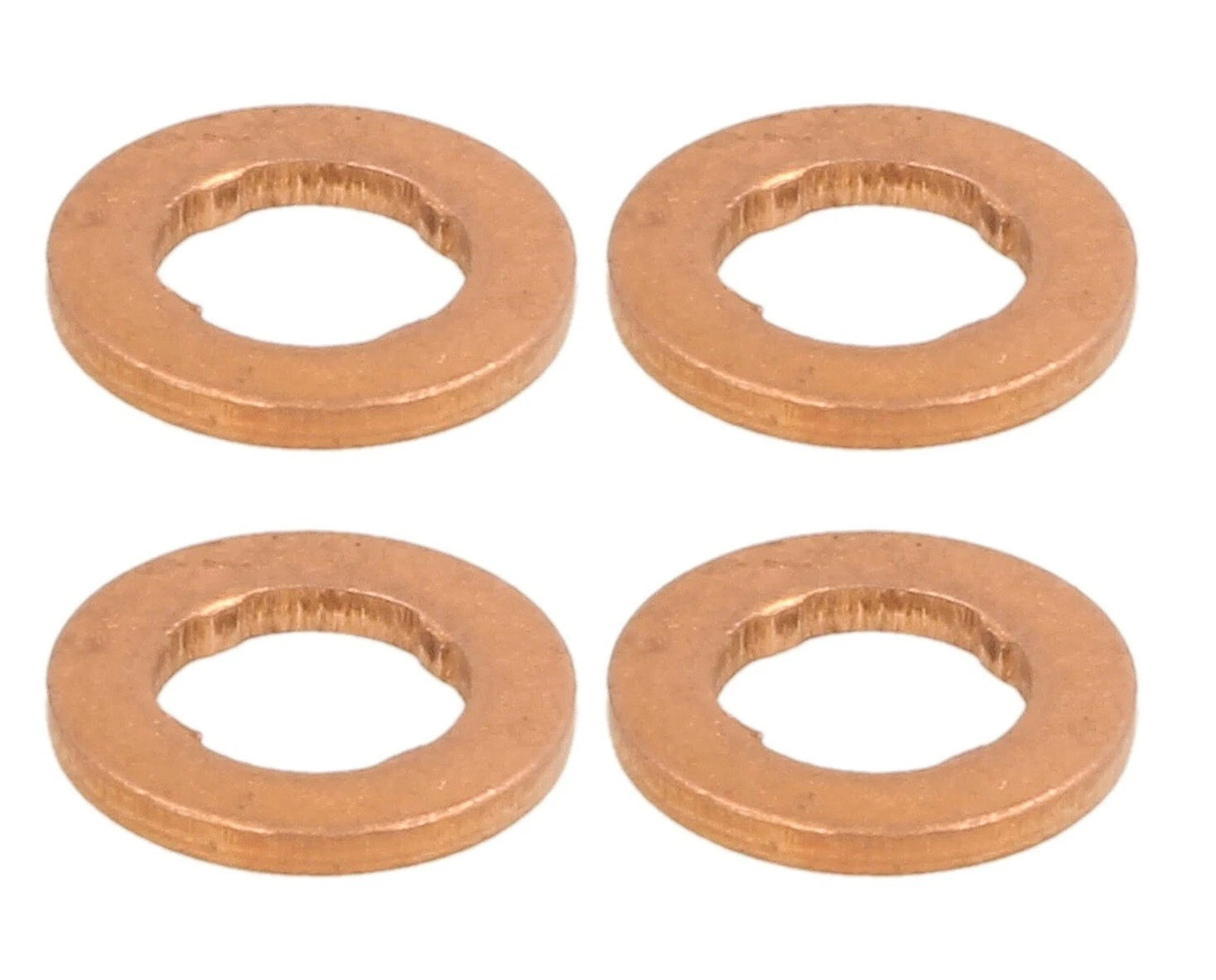 Set of 4 Lower Fuel Injector Seals for Audi Porsche Volkswagen