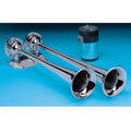 Dual Trumpet Air Horn Kit with Compressor for Universal Fit (AFI 10106)