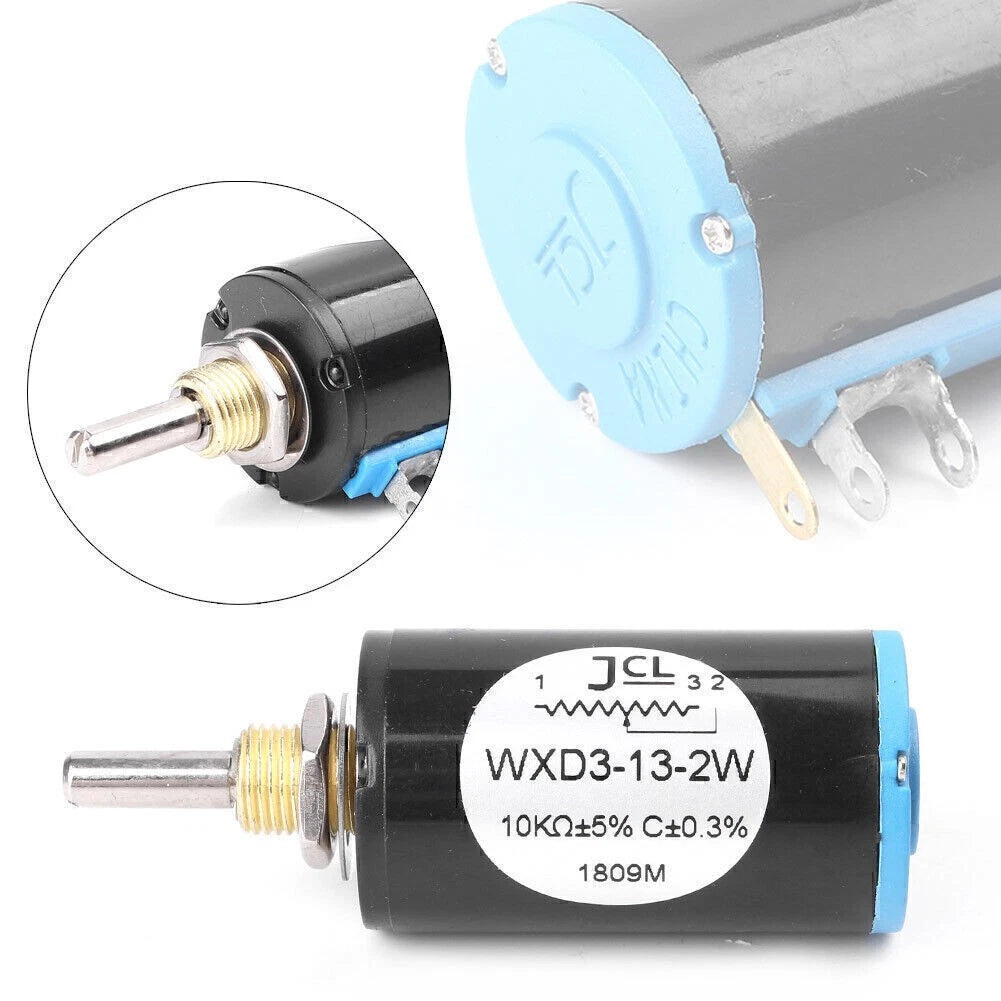 2X WXD3-13-2W 10K Ohm Adjustable Wirewound Potentiometers for