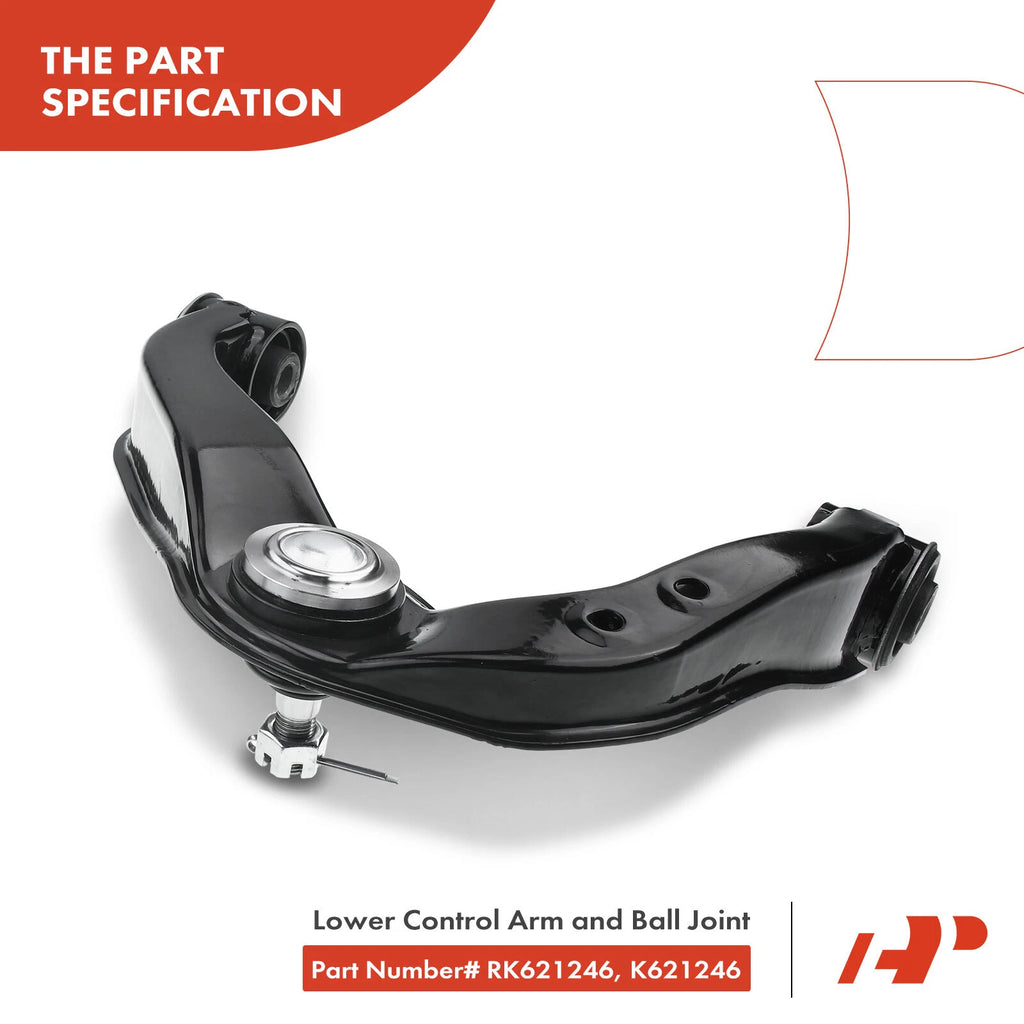 Set of 4 Front Control Arms with Ball Joints for Nissan Frontier/Xterra (2005–2018)