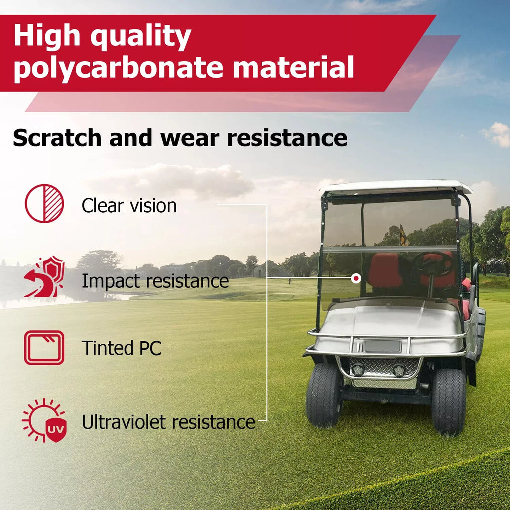 Folding Tinted Windshield for EZGO TXT & Medalist (1994–2014)