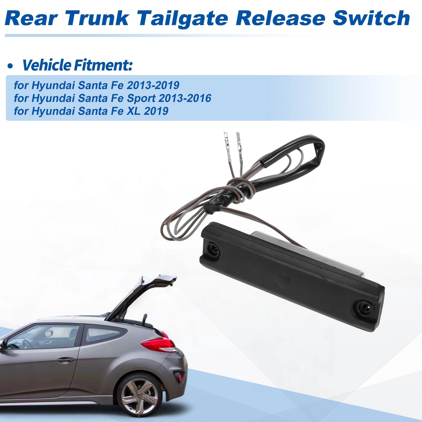 Tailgate Trunk Release Switch for Hyundai Santa Fe (2013–2019) No. 81260-2W000