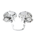Chrome Front Brake Rotor Disc Covers for Honda Goldwing GL1500SE GL1500I (1988–2000)
