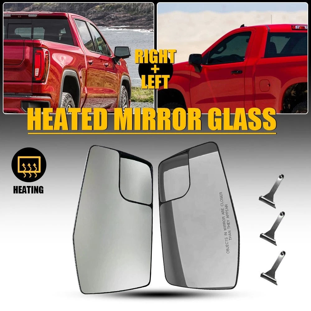 Mirror Glass for Chevrolet Silverado 1500 GMC Sierra 1500 (2019–2023)