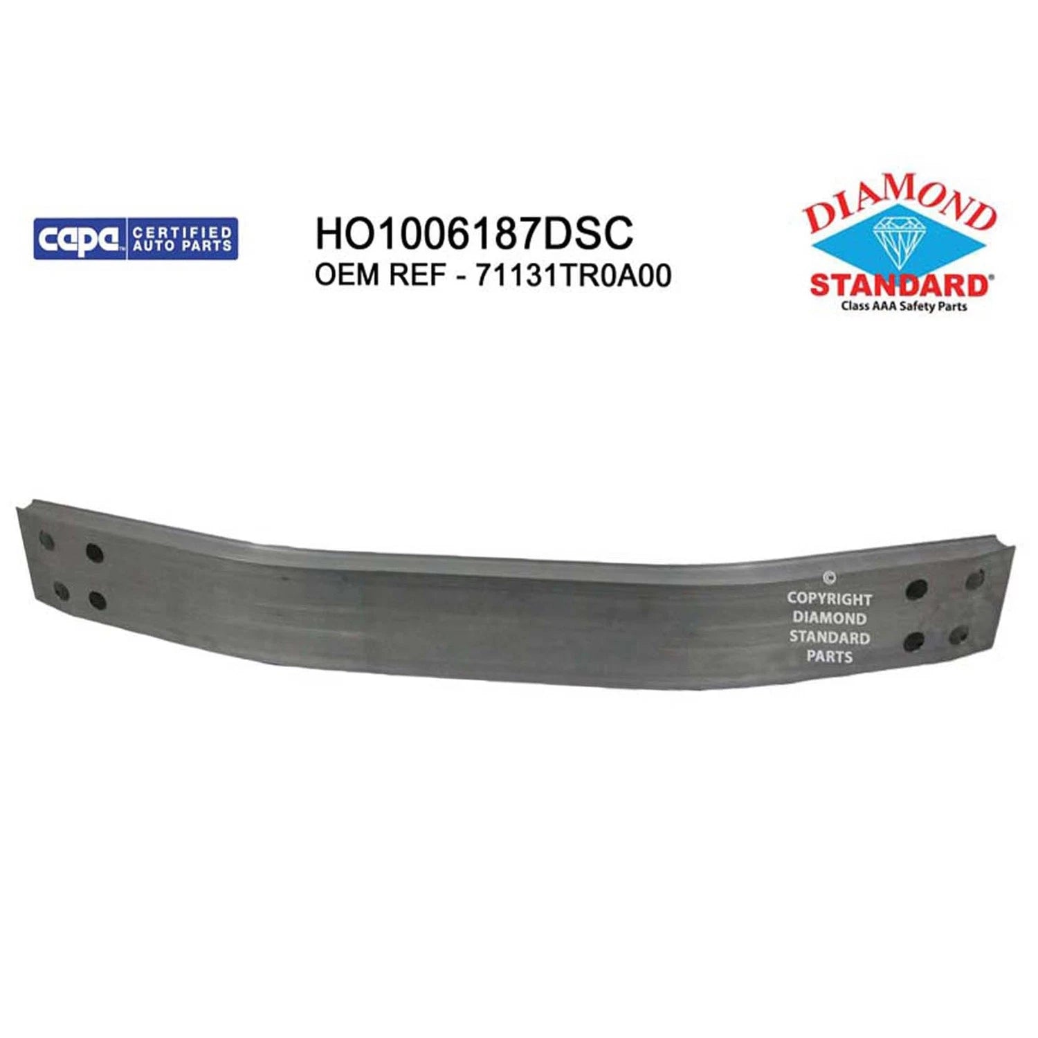 Replacement Aluminum Front Bumper Impact Bar for See compatibility Chart (—–—)