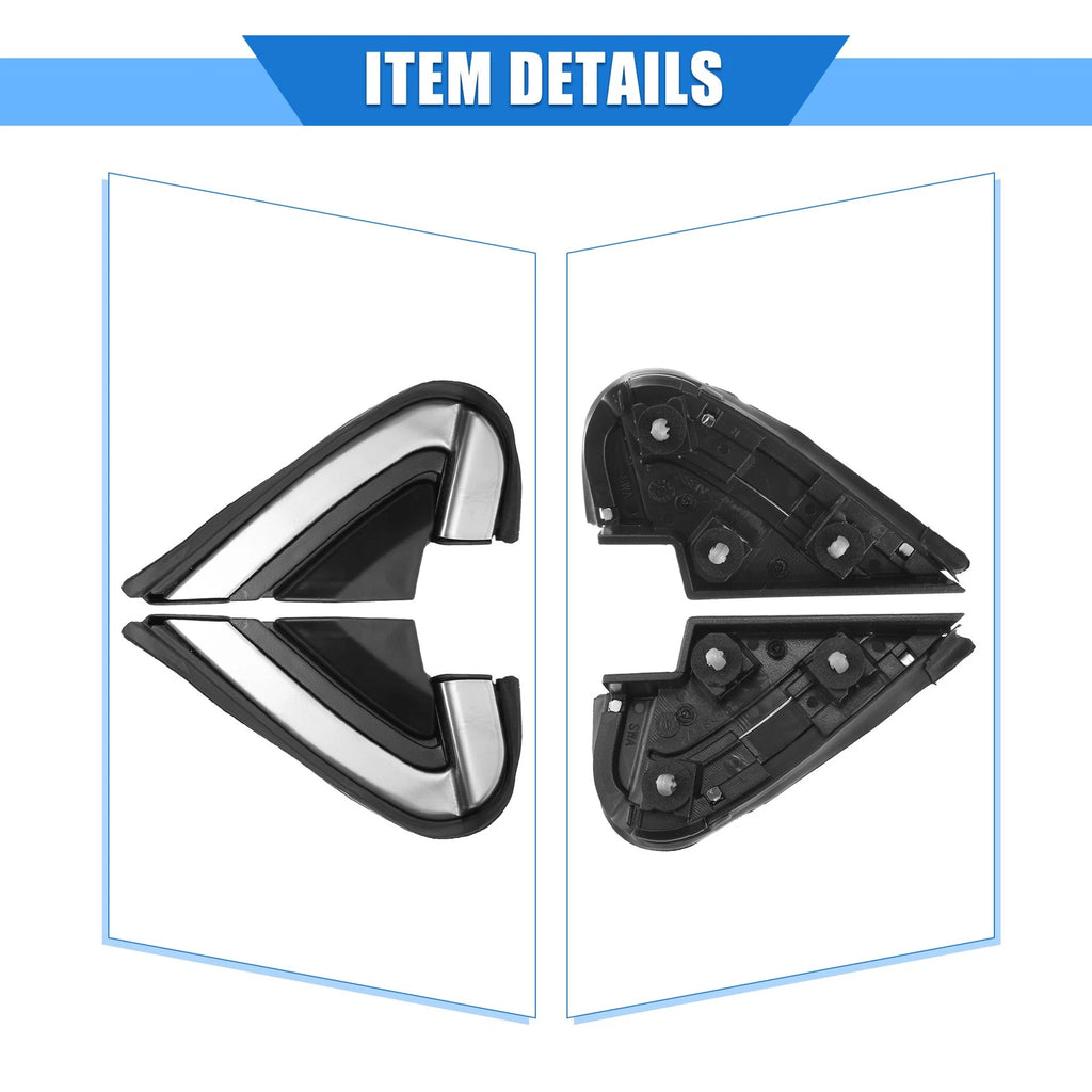 2pcs Mirror Corner Triangle Fender Cover for Honda CR-V (2007–2011) 724117569266