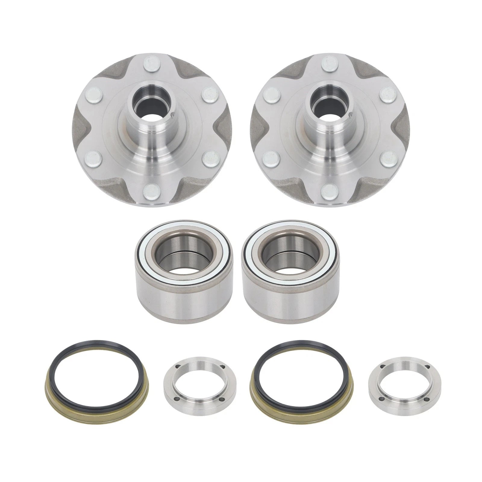 2X Front Wheel Hub Bearings for Toyota 4Runner Sequoia Tundra Tacoma (2000–2023)