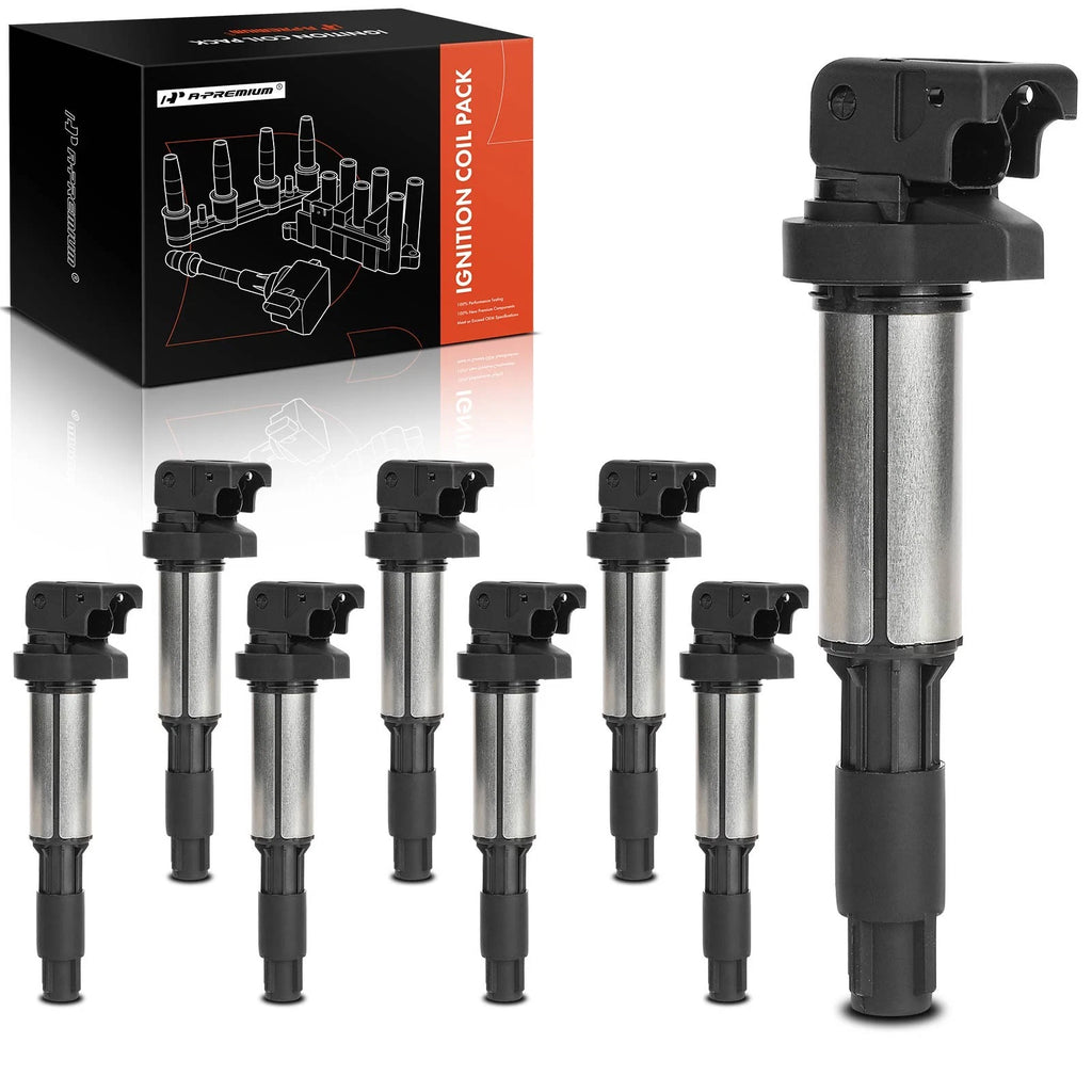 8x Ignition Coil for BMW E60 F10 545i 2004–2006 550i 2011–2016 F12 650i 2012–2016