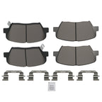 Set of 4 Front Ceramic Brake Pads for Hyundai Azera, Santa Fe / Kia Rondo, Sorento