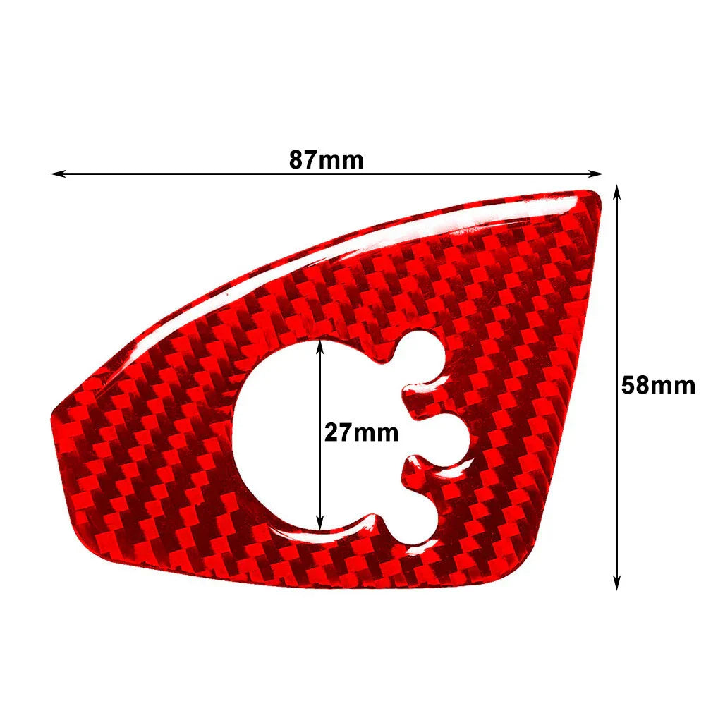 Interior Car Door Lock Button Panel Cover Trim for Audi TT TTS TTRS (2008-2014)