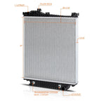 Full Aluminum Radiator for Ford Explorer Sport Trac (2007–2010) DPI-2952