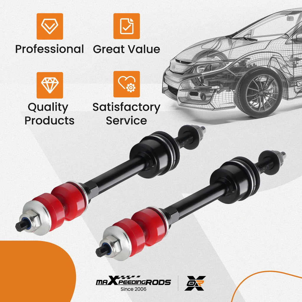 2X Front Sway Bar Links for Dodge Ram 1500 2500 3500 (2002-2016)