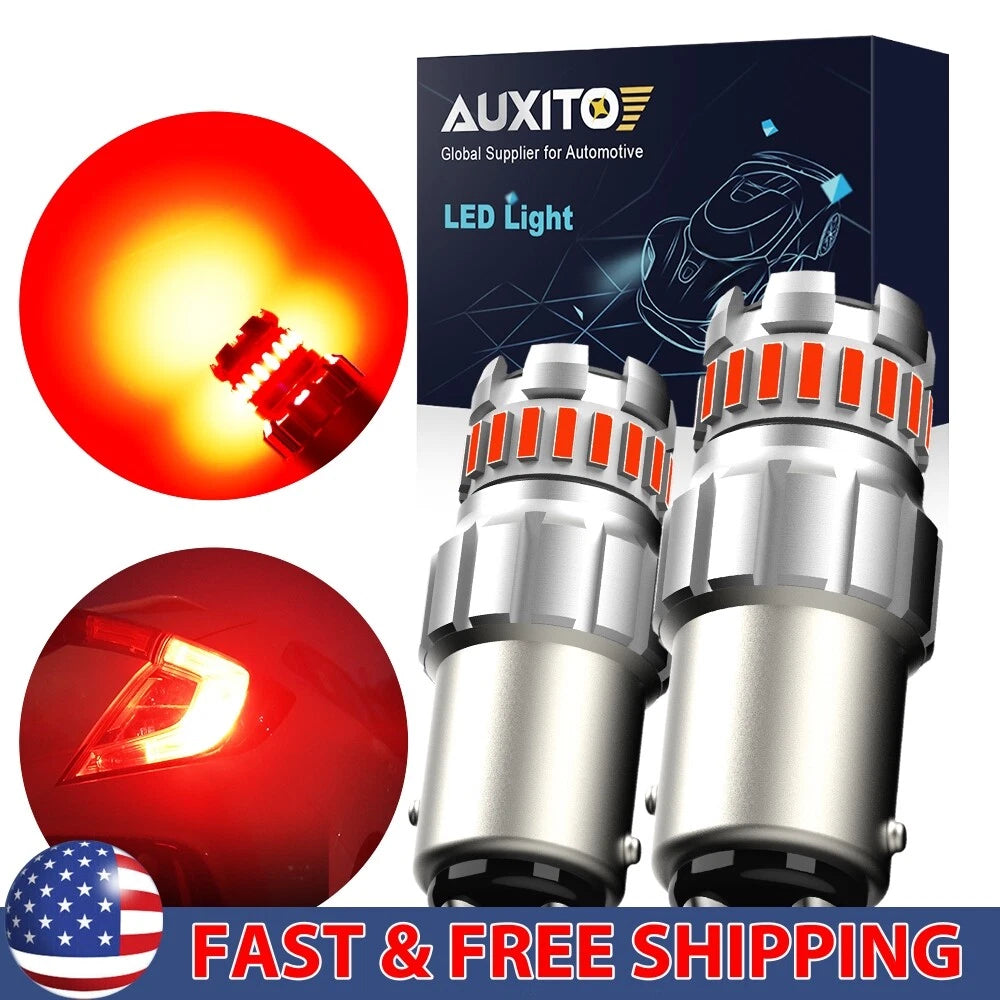 Set of 2 LED Tail Stop Brake Turn Signal Bulbs for Make Model