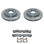 Front Rotors & Akebono ProACT Ceramic Brake Pads Kit for Avalanche 1500