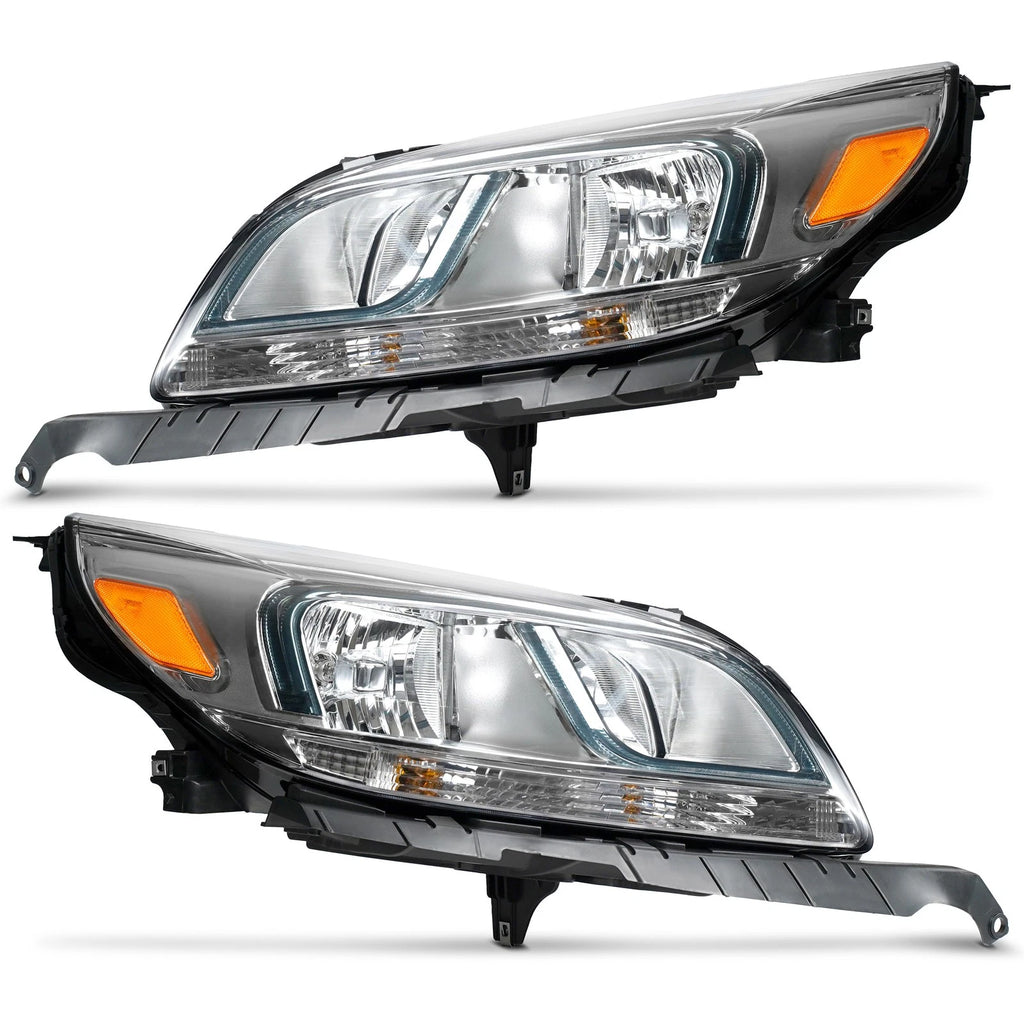 Halogen Headlight Set for Chevy Malibu (2013–2016) Left + Right Pair