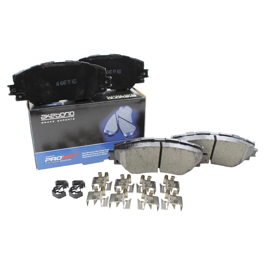 Set of 4 Akebono ProACT Front Ceramic Brake Pads for HS250h Vibe xB xD Corolla RAV4