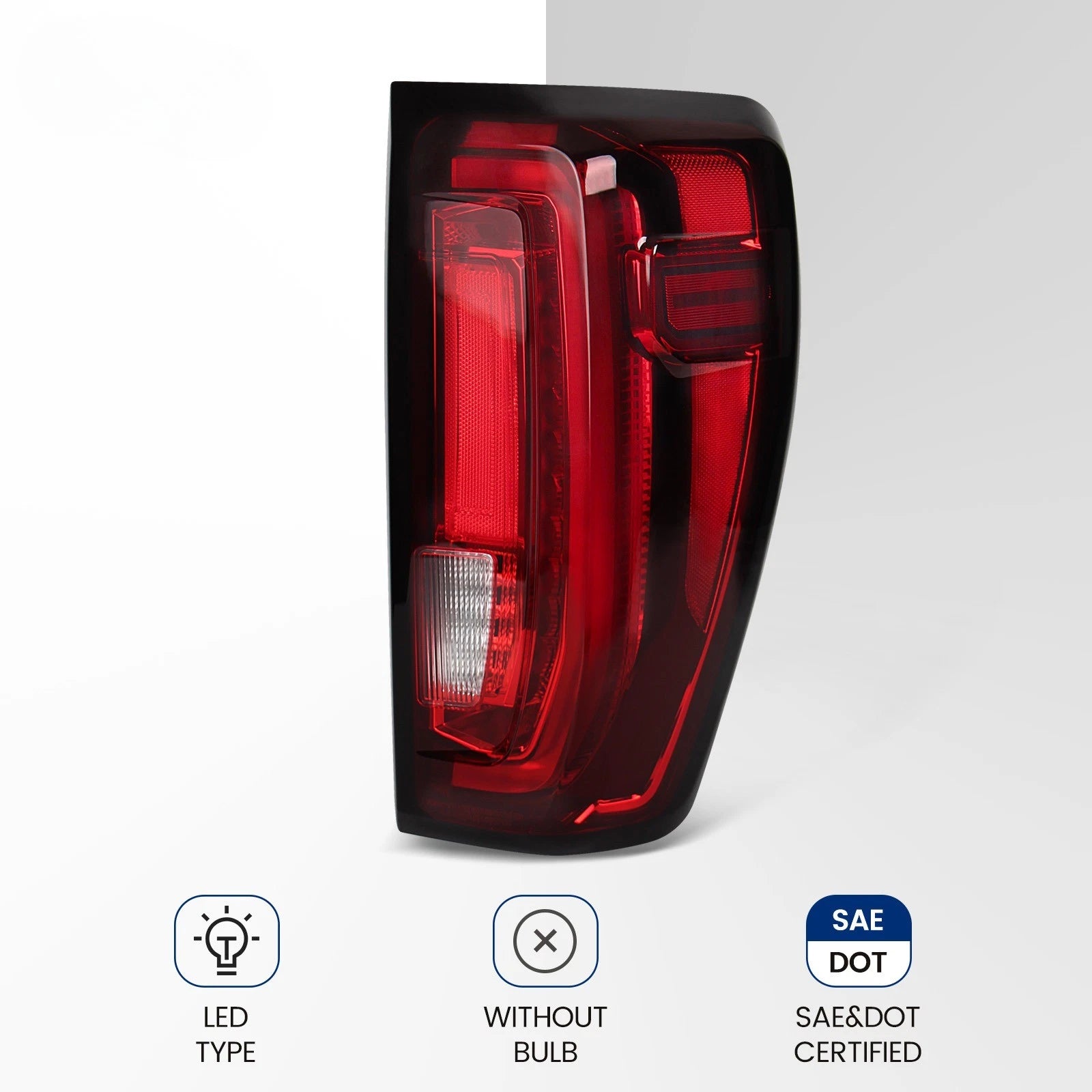 Full LED Tail Light Right Passenger for GMC Sierra 1500 2500HD 3500HD (2019–2026)
