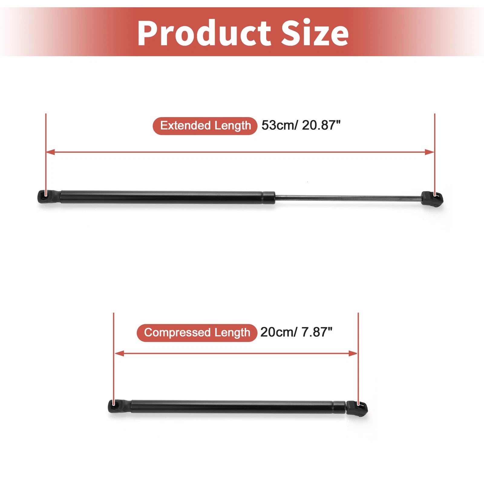 2Pcs Rear Hatch Lift Supports Struts for Kia Sorento (2016–2019)