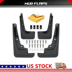 Set of 4 Molded Mud Flaps Splash Guards for Ford Maverick (2022–2023)