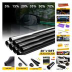 Window Tint Film for Car Home Interior Silver/Black (Heat Protection)
